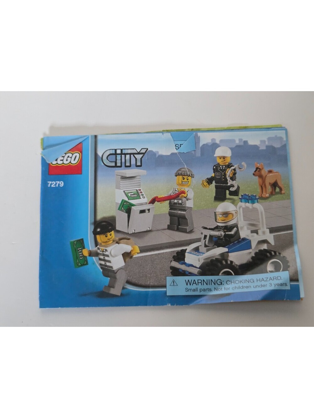 Lego City Set 7279 Police Minifigure Collection Instruction Manual Booklet